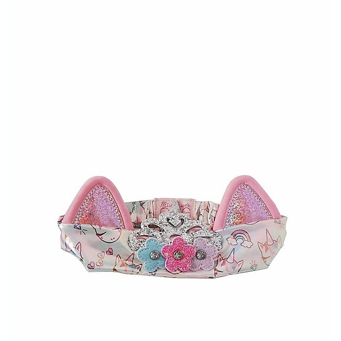 slide 2 of 4, OMG Accessories Princess Gwen Unicorn Flower Crown Headband and Scrunchie Set, 3 ct