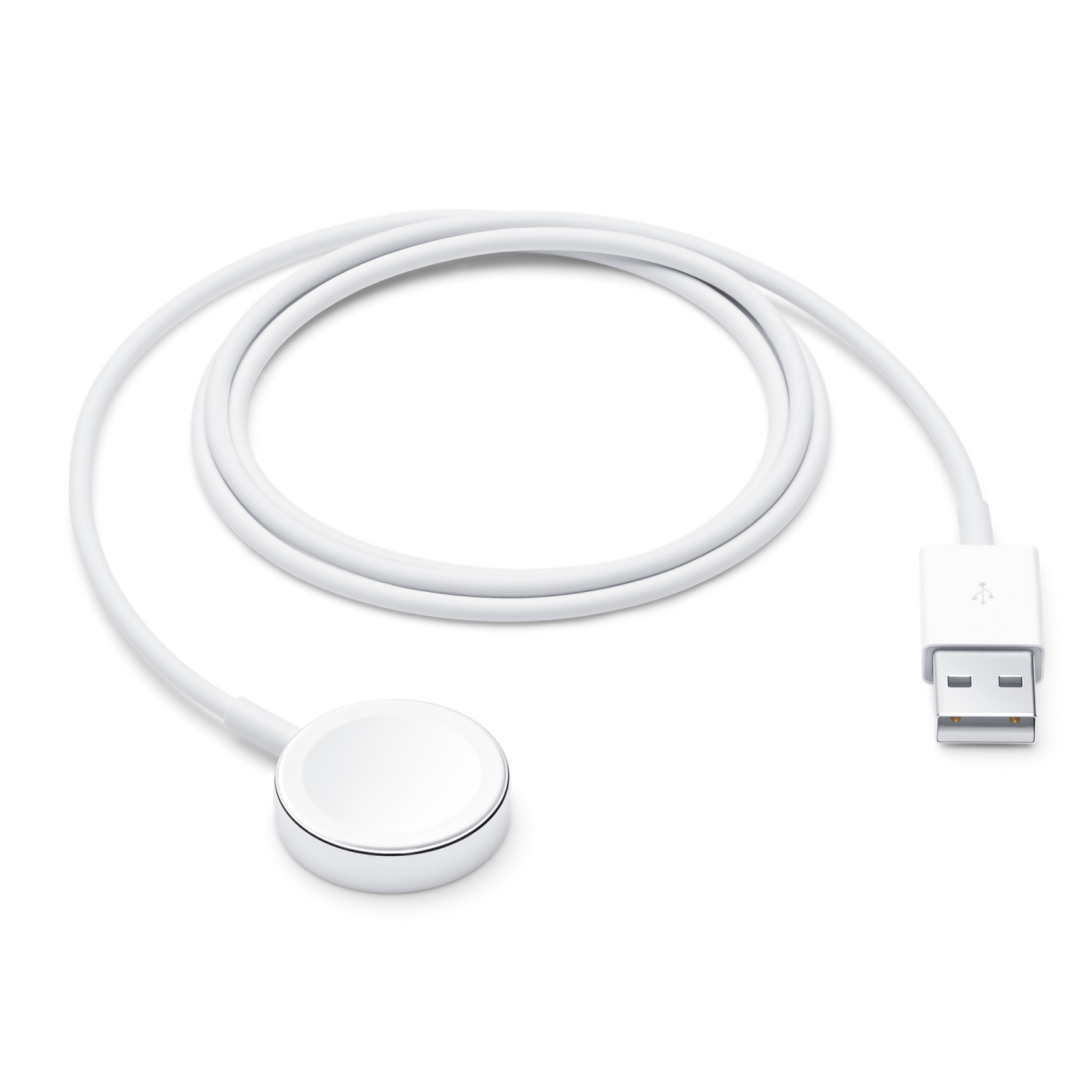 slide 1 of 4, Apple Watch Magnetic Charging Cable (1m)- White, 1m