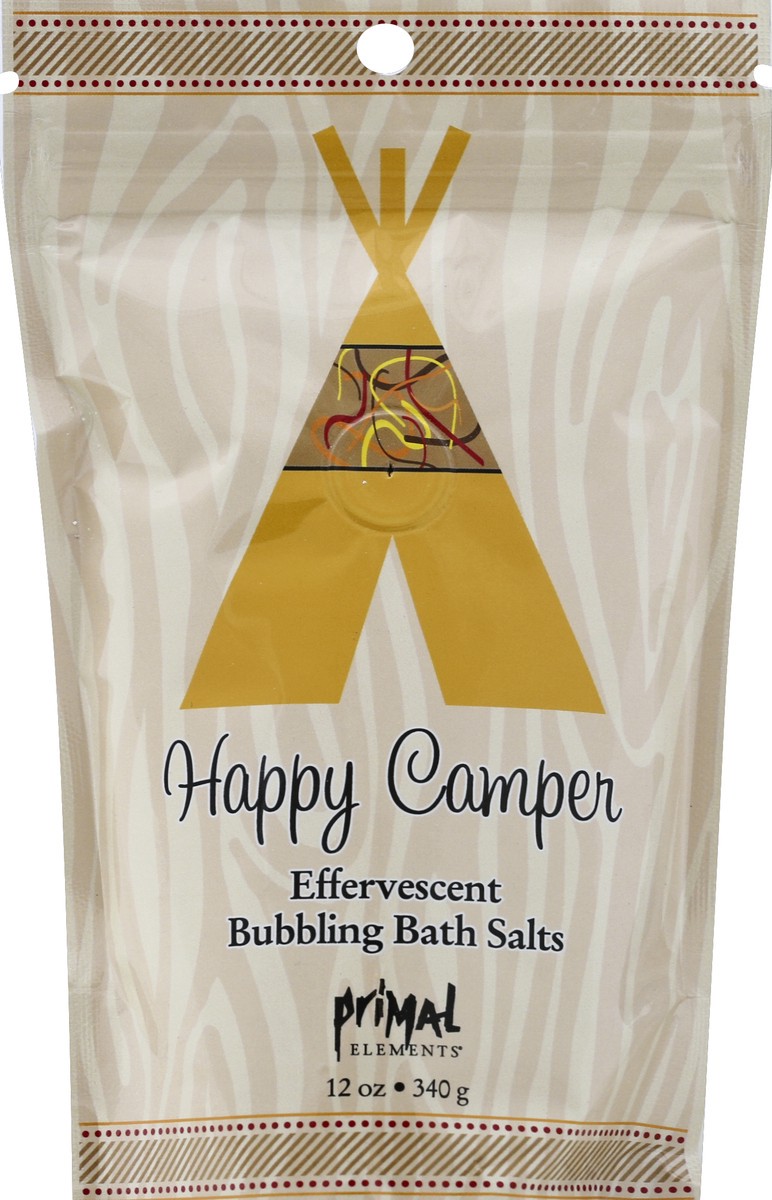 slide 2 of 2, Primal Elements Happy Camper Bubbling Bath Salts, 12 oz