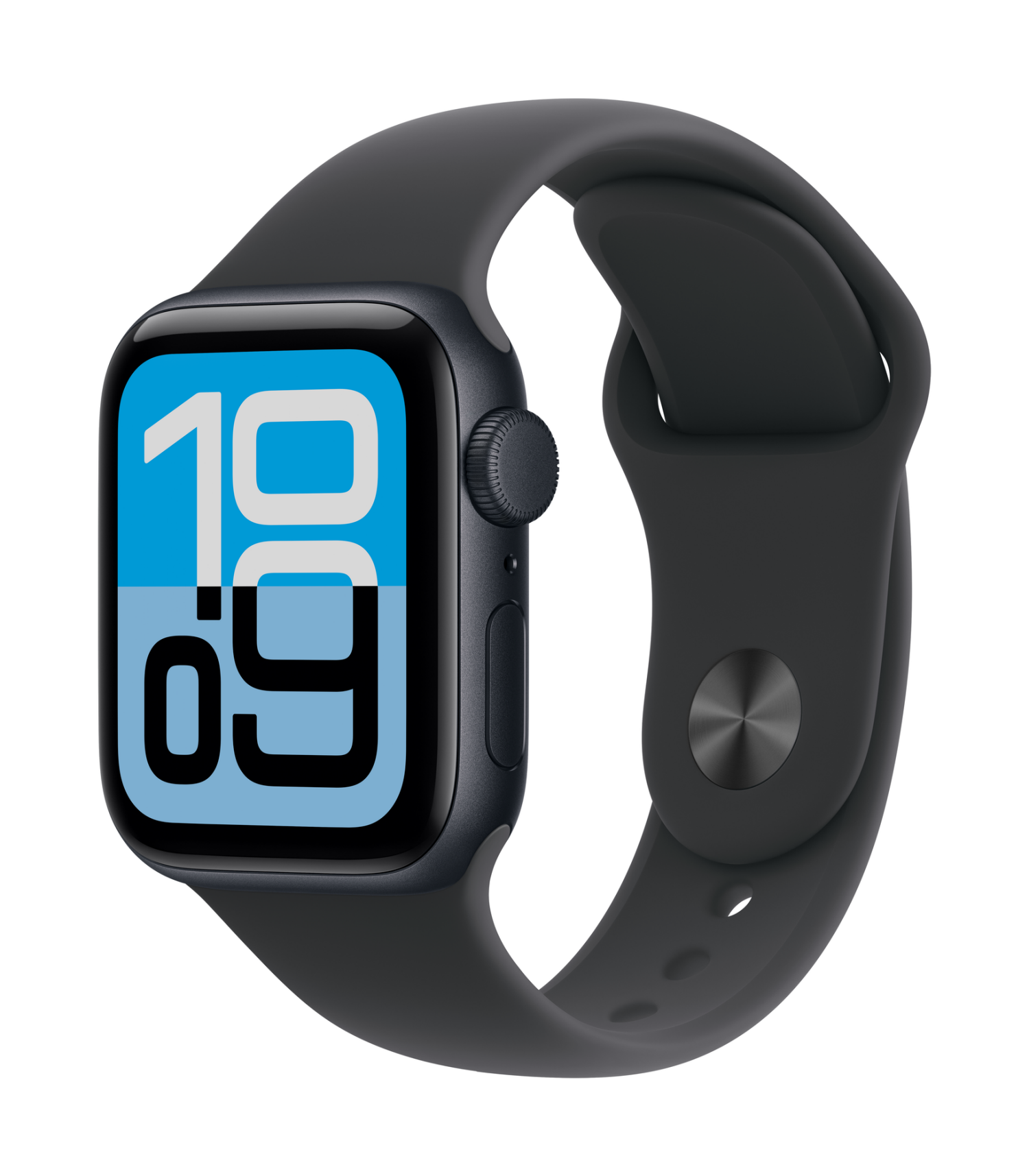 slide 2 of 2, Apple Watch SE 3 GPS 40mm Midnight Aluminum Case with Midnight Sport Band - S/M, SM/MED