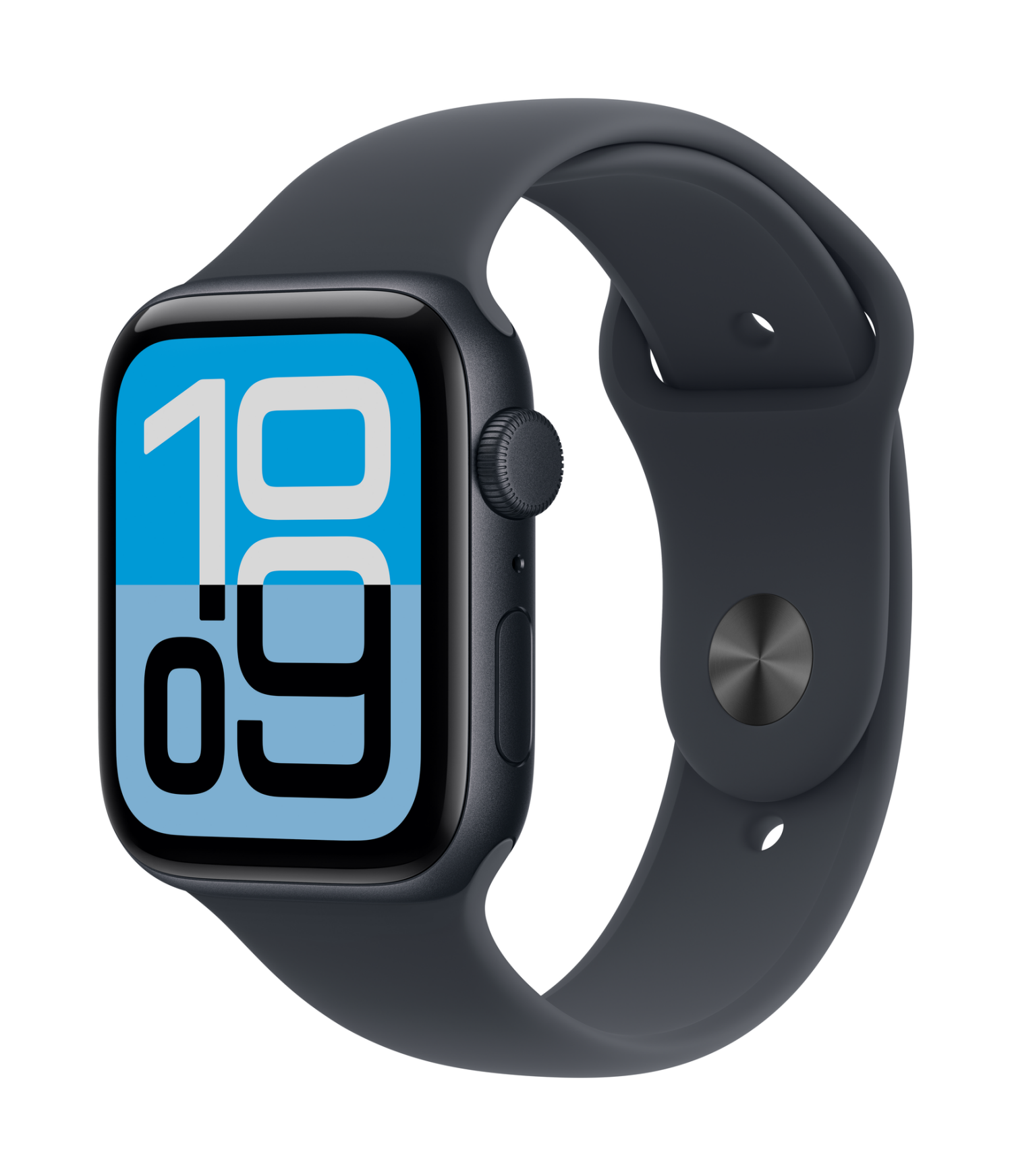 slide 2 of 2, Apple Watch SE 3 GPS 44mm Midnight Aluminum Case with Midnight Sport Band - M/L, MED/LG