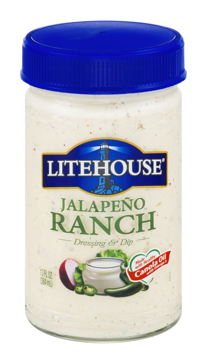 slide 1 of 8, Litehouse Jalapeno Ranch Dressing, 