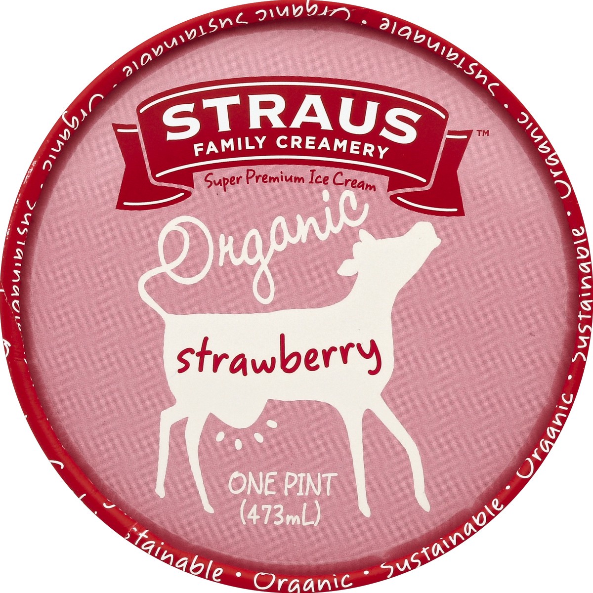 slide 2 of 3, Straus Family Creamery Ice Cream 1 pt, 1 pint