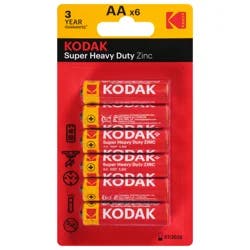 Kodak Super Heavy Duty Zinc Batteries AA
