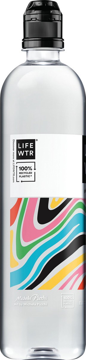 slide 2 of 5, LIFEWTR Purified Water, pH Balanced, 700 ml