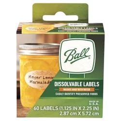 Ball Dissolvable Labels