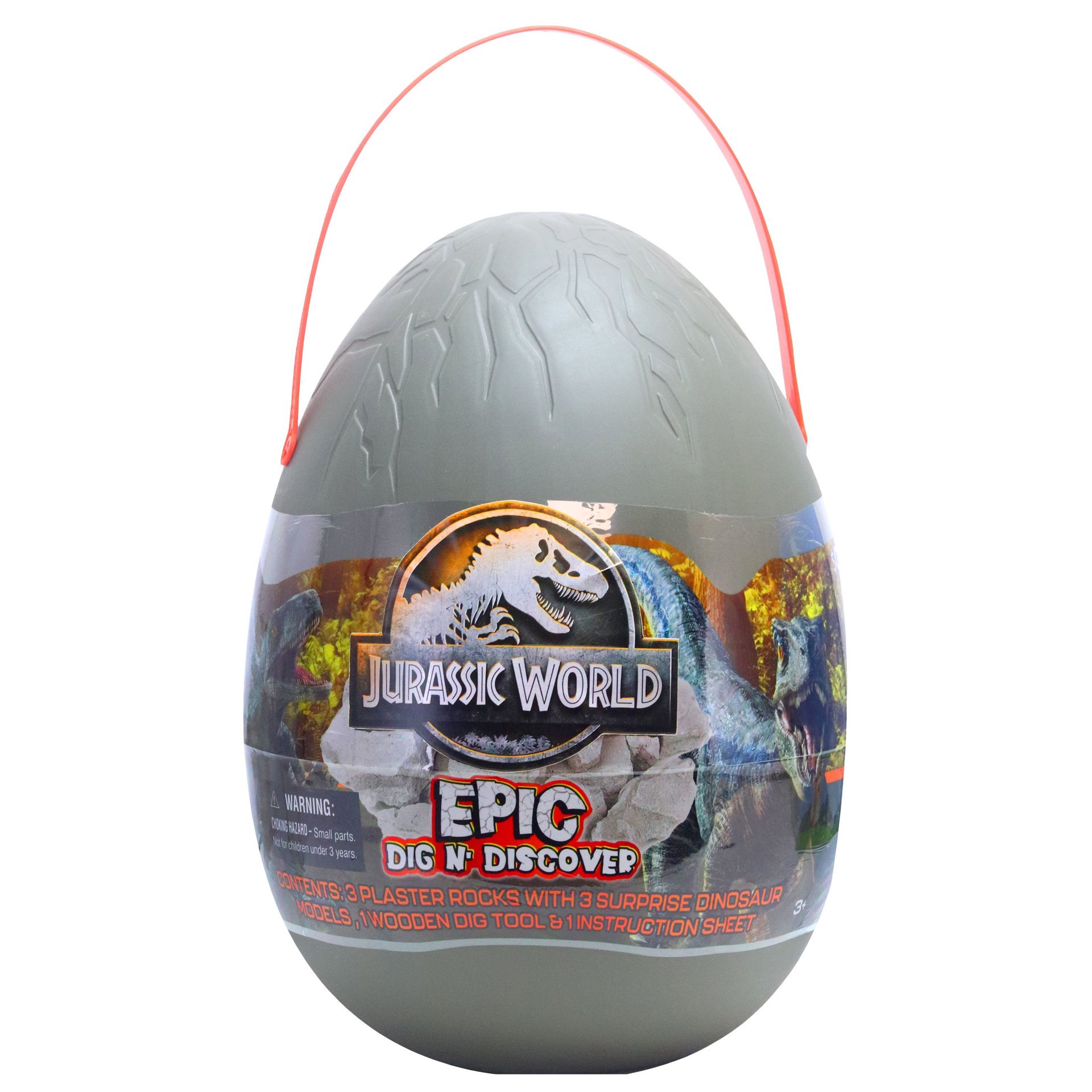 slide 1 of 1, Jurassic World Epic Dig N' Discover Egg, 1 ct