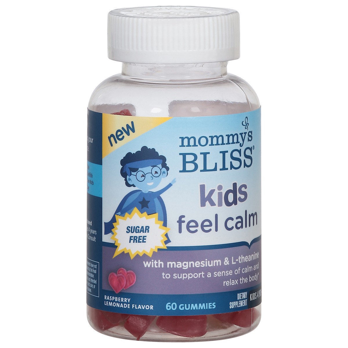 slide 10 of 14, Mommy's Bliss Kids 4 Yrs+ Raspberry Lemonade Flavor Feel Calm 60 Gummies, 60 ct