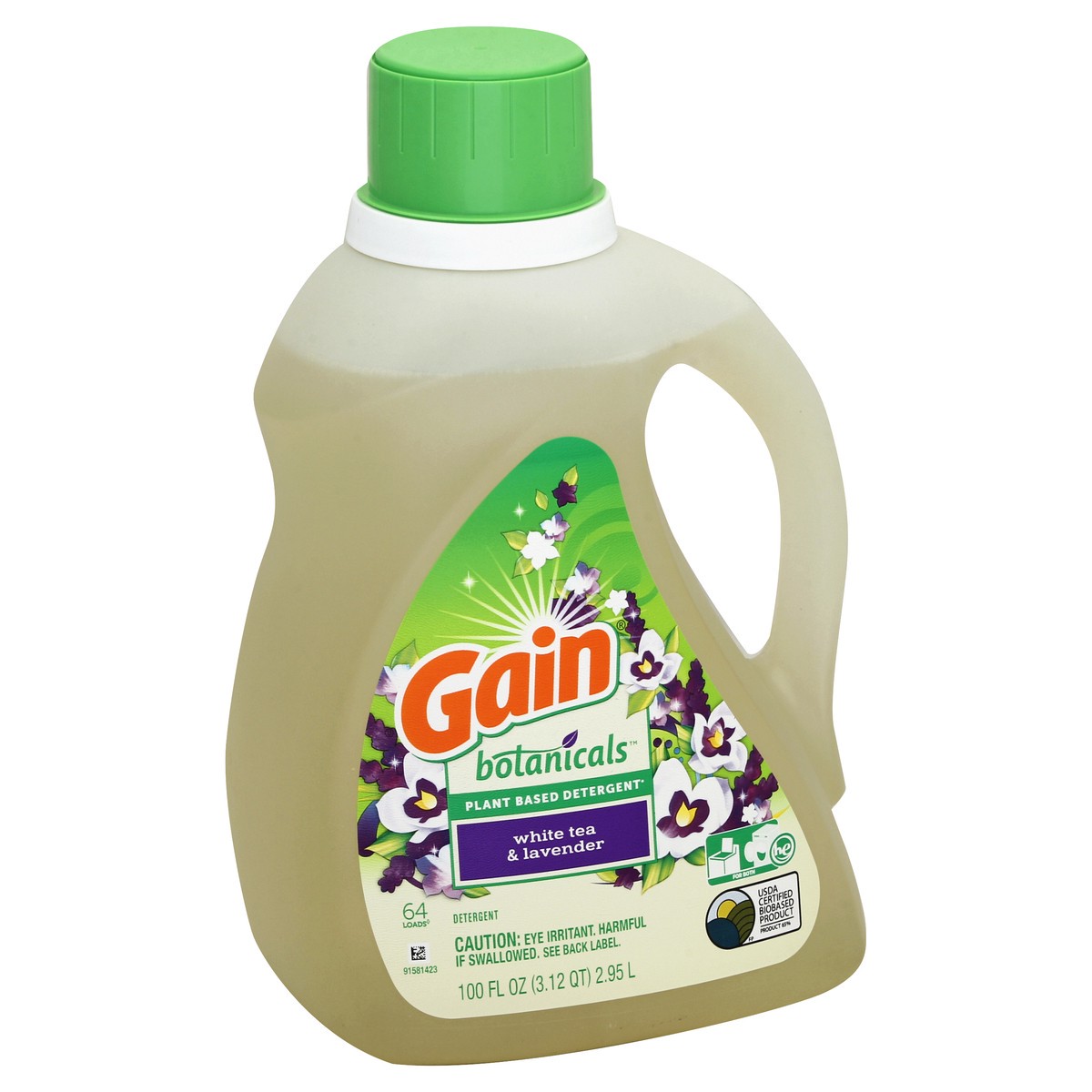 slide 3 of 4, Gain Detergent 100 oz, 100 fl oz