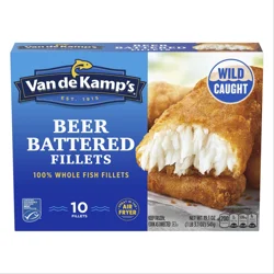 Van de Kamp's Beer Battered Fish Fillets 10 ea