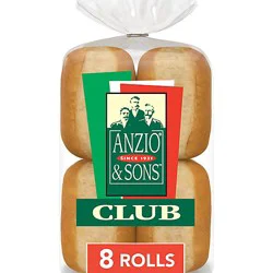 Anzio & Sons Club Rolls - 15 Oz
