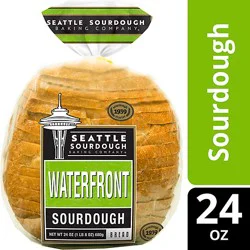 Seattle Sourdough Baking Company Bread Sliced Round Waterfront Sourdough - 24 Oz