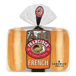 Francisco International French Sandwich Rolls - 18.5 Oz