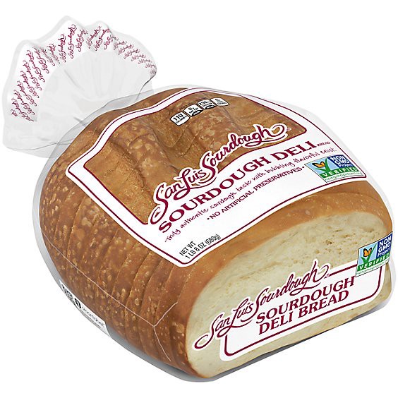 slide 1 of 5, San Luis Sourdough Deli Bread - 24 Oz, 24 oz
