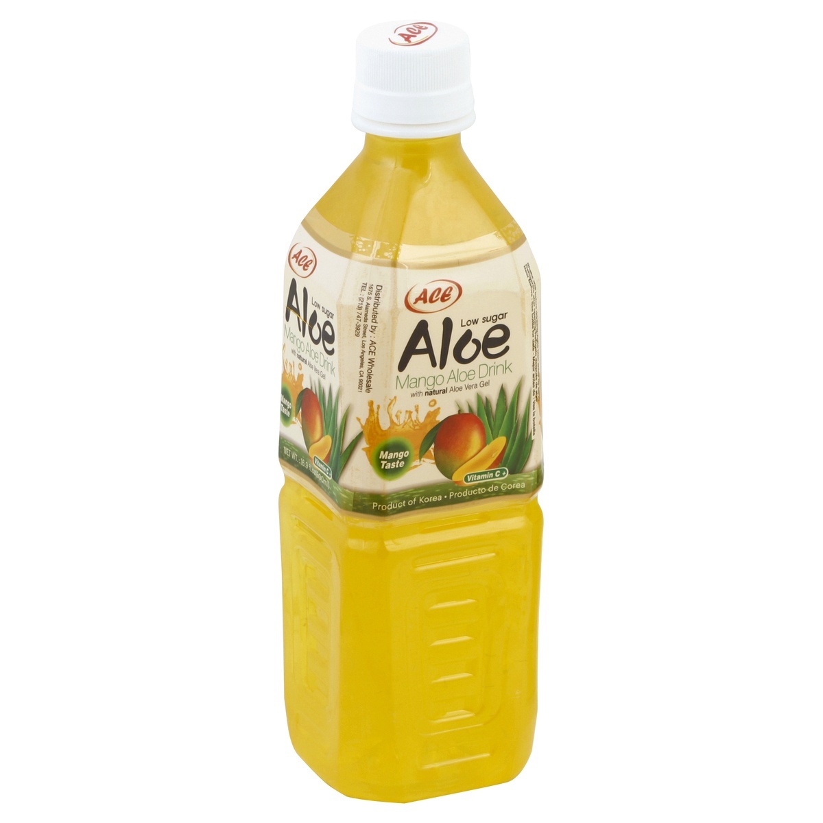 slide 1 of 4, ACE Drink Aloe Mango, 16.9 fl oz