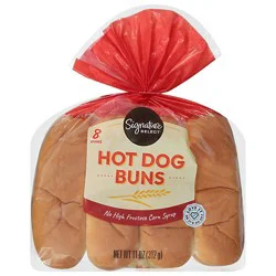 Signature Select Buns Hot Dog Enriched - 11 Oz