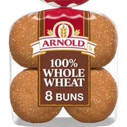 Oroweat Whole Grain 100% Whole Wheat Sandwich Buns - 16 Oz