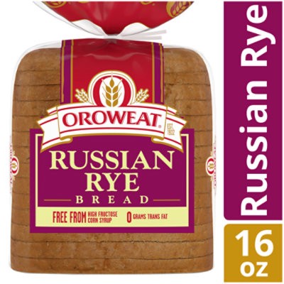 slide 1 of 1, Oroweat Russian Rye Bread - 16 Oz, 16 oz