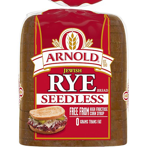 slide 1 of 5, Arnold Jewish Rye Bread - 16 Oz, 16 oz