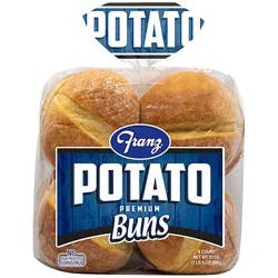 Franz Hamburger Buns Premium Potato 8 Count - 21 Oz