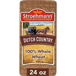 Stroehmann Dutch Country 100% Whole Wheat Bread - 24 Oz