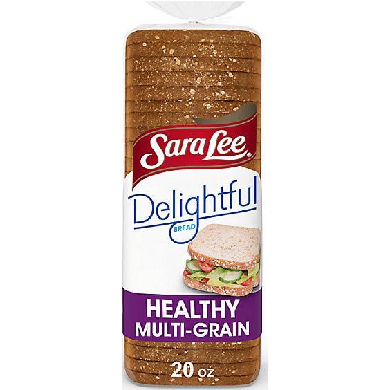 slide 1 of 1, Sara Lee Delightful Healthy Multi Grain Bread - 20 Oz, 20 oz