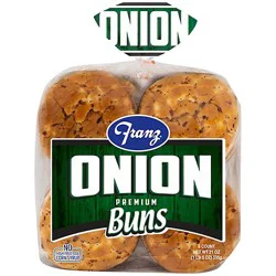 Franz Hamburger Buns Premium Onion 8 Count - 21 Oz