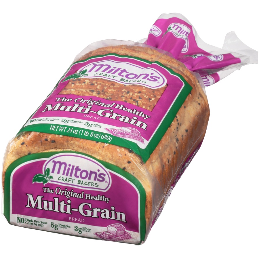slide 7 of 8, Milton's Craft Bakers Multi Grain Bread - 24oz, 