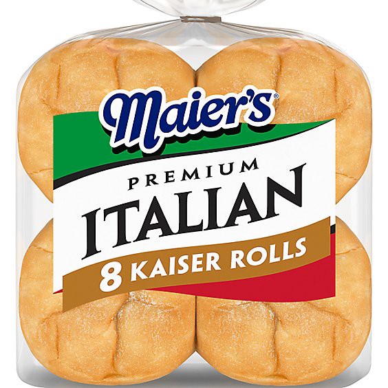 slide 1 of 1, Maier's Premium Italian Kaiser Rolls - 16 Oz, 16 oz