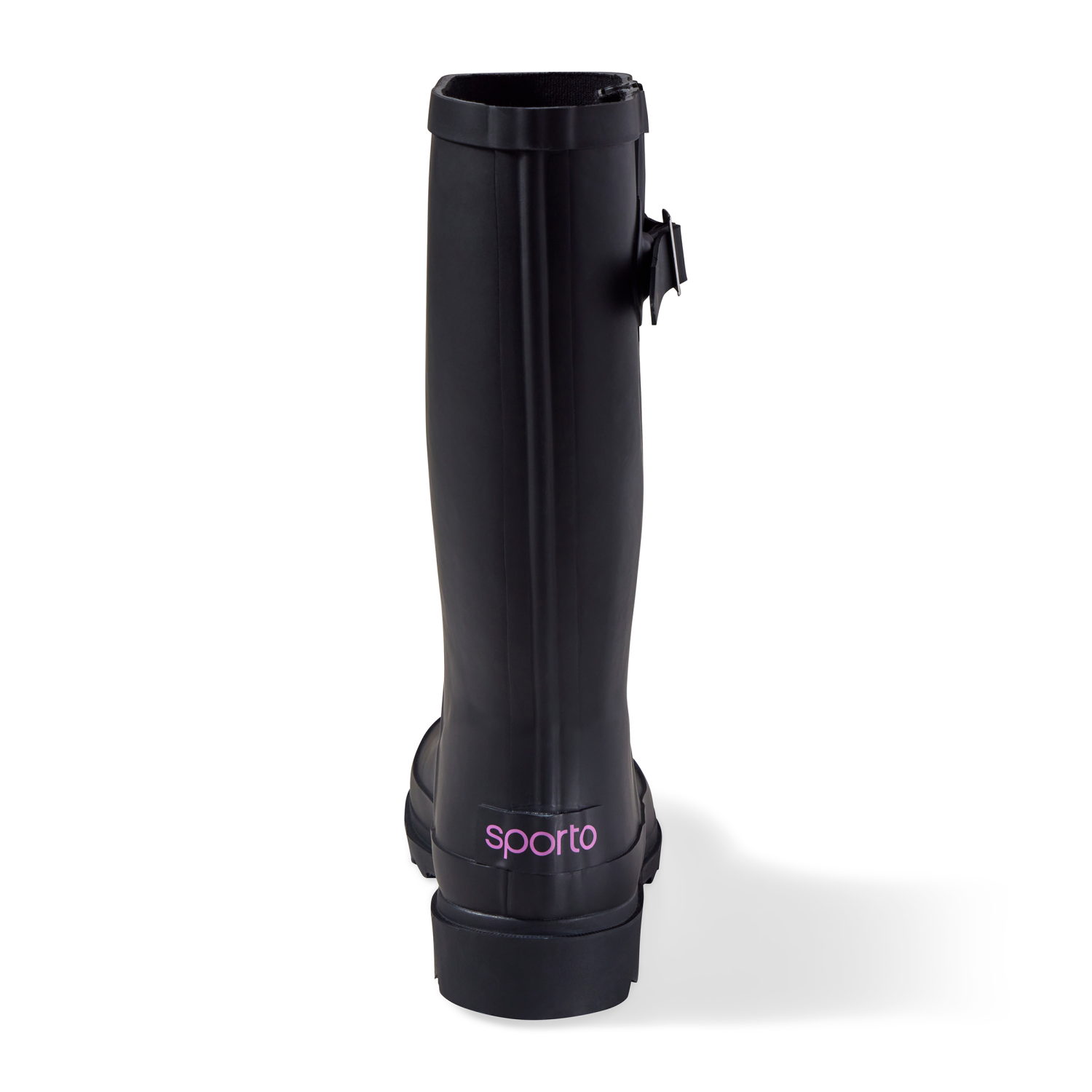 slide 2 of 6, Sporto Women's Rain Boots, Black, Size 8, Size 8