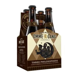 Ommegang Three Philosophers Belgian-Style Quadrupel Ale Beer - 4pk/12 fl oz Bottles