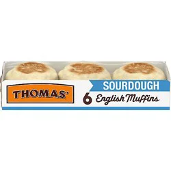 Thomas' Sourdough English Muffin 6 Count - 12 Oz