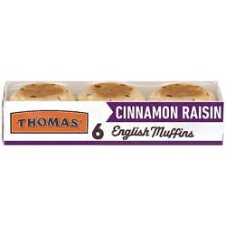 Thomas' Cinnamon Raisin English Muffins - 6 - 13 Oz