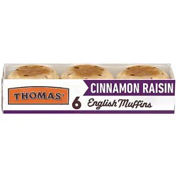 Thomas' Cinnamon Raisin English Muffins - 6 - 13 Oz