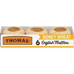 Thomas' Honey Wheat English Muffin 6 Count - 12 Oz
