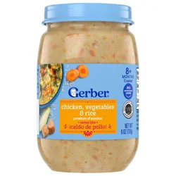 GERBER Puree Chicken, Pasta and Vegetables taste like Caido De Pollo 6oz