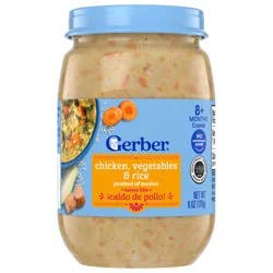 GERBER Puree Chicken, Pasta and Vegetables taste like Caido De Pollo 6oz