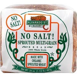 Alvarado St. Bakery Sprouted Multi Grain No Salt Bread - 24 Oz