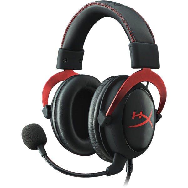 slide 5 of 9, HyperX Cloud Ii Over-The-Head Gaming Headphones, Red, 1 ct