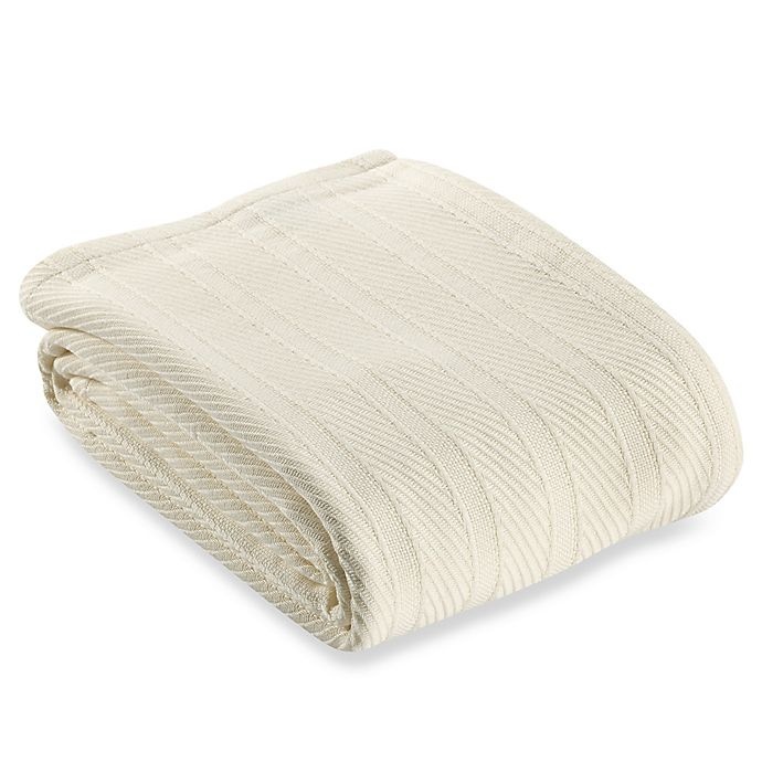 slide 1 of 1, Wamsutta Classic Cotton King Blanket - Ivory, 1 ct