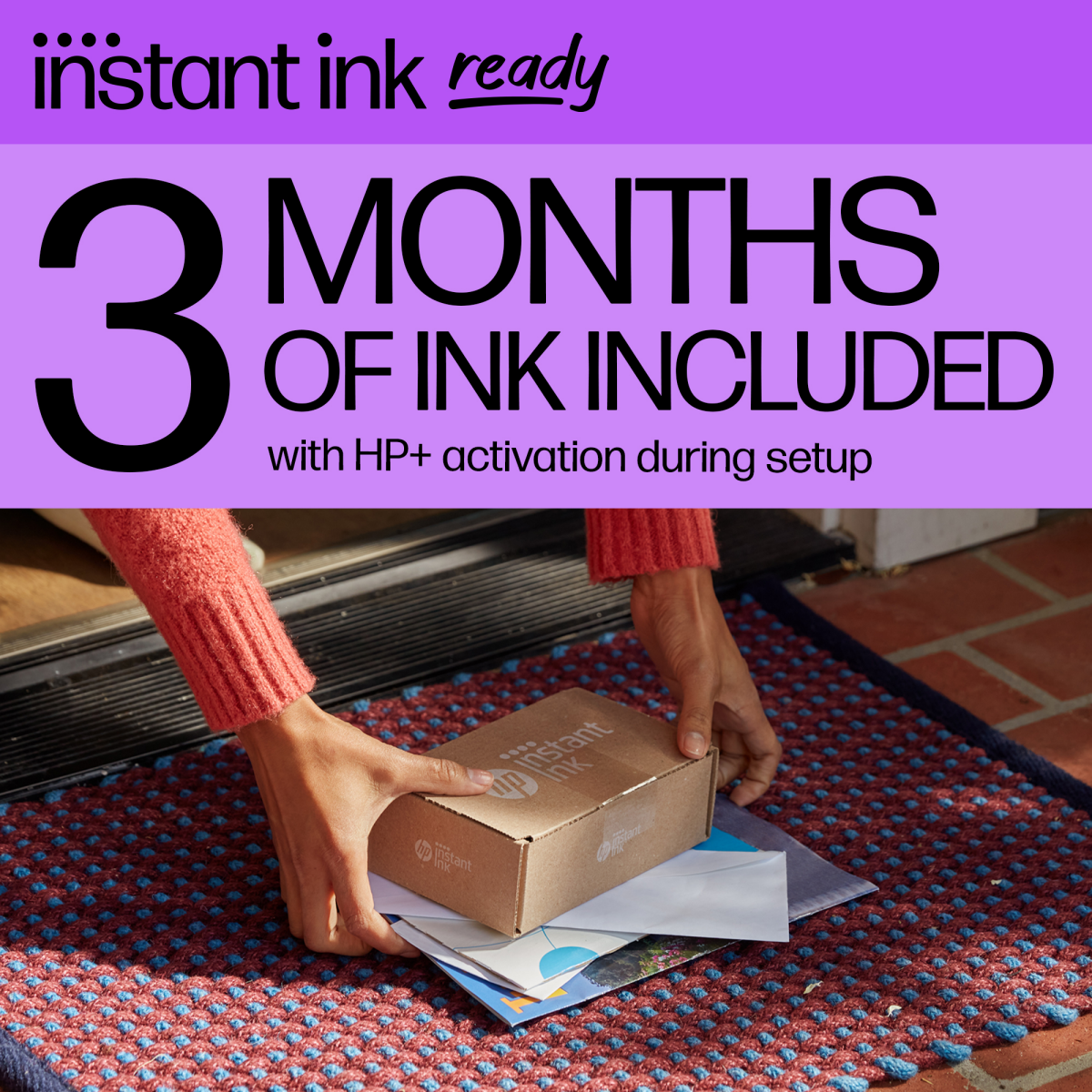 slide 5 of 8, HP Inc. HP DeskJet 2855e Wireless All-in-One Color Printer Scanner Copier with Instant Ink and HP+ (588S5A), 1 ct