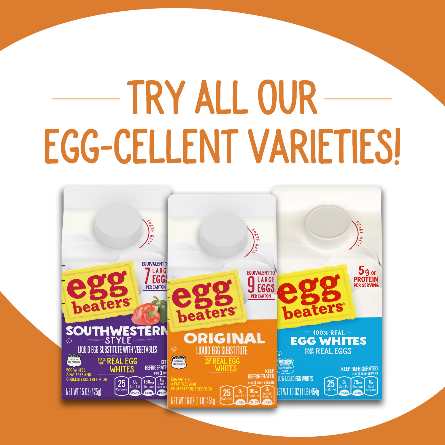 slide 5 of 8, Egg Beaters Original Real Liquid Egg Whites , 32 oz Carton, 32 oz