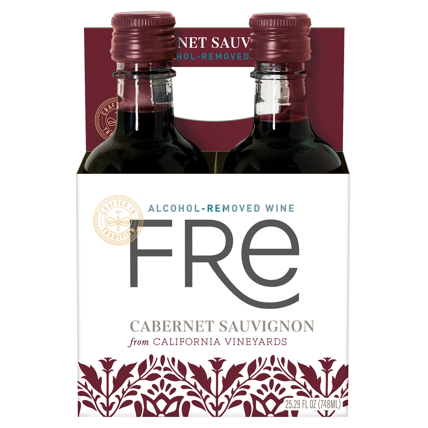 slide 1 of 1, Fré California Vineyards Cabernet Sauvignon 4 - 6.3 fl oz Bottles, 4 ct; 187 ml