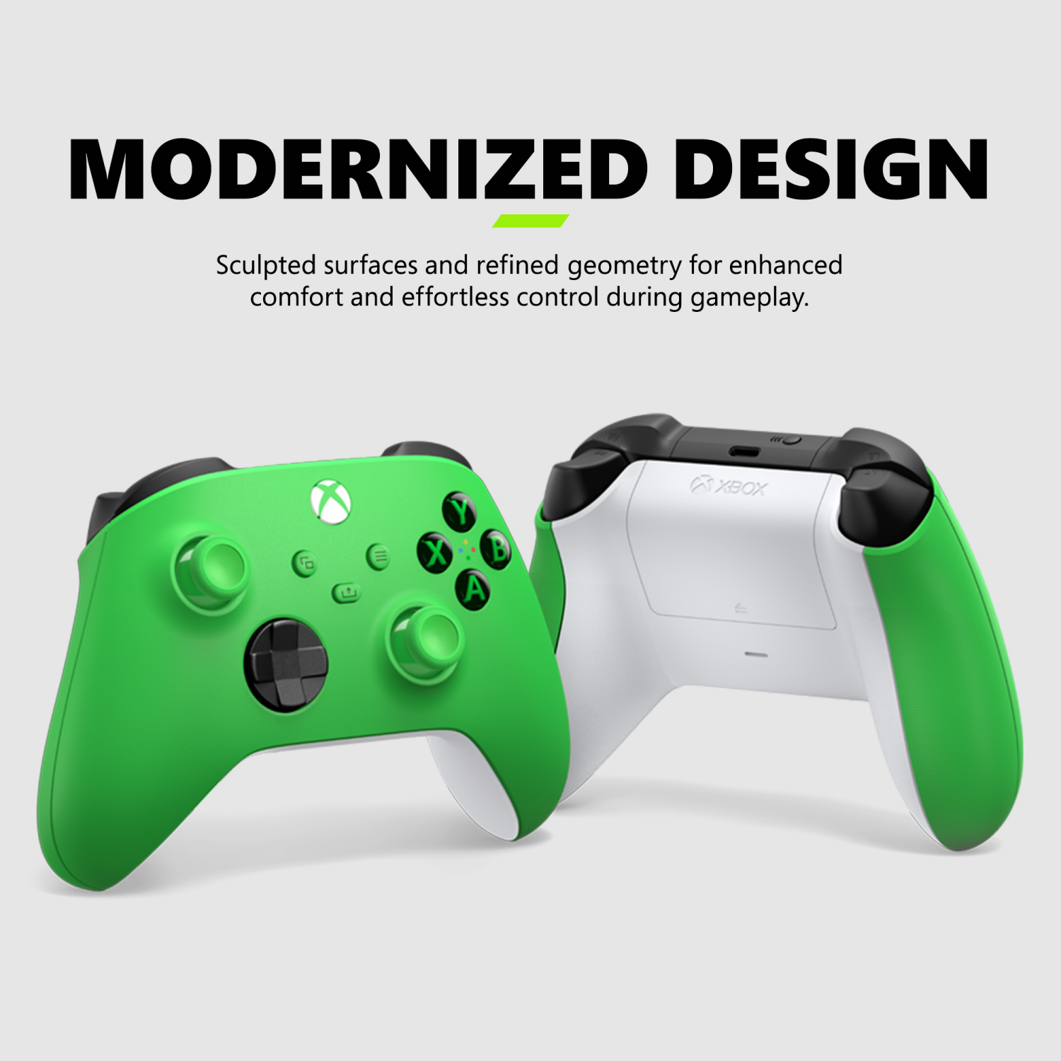 slide 5 of 8, Microsoft Xbox Series X|S Wireless Controller, Velocity Green, 1 ct