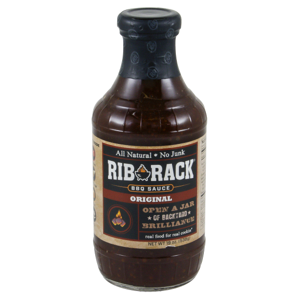 slide 1 of 1, Rib Rack Original Bbq Sauce, 19 oz