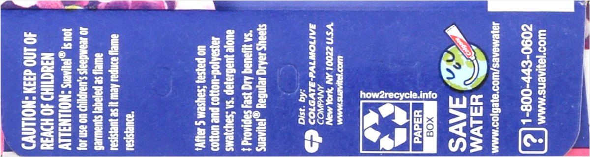 slide 8 of 9, Suavitel Complete Lavender Fabric Conditioner Sheets 18 ea, 18 ct