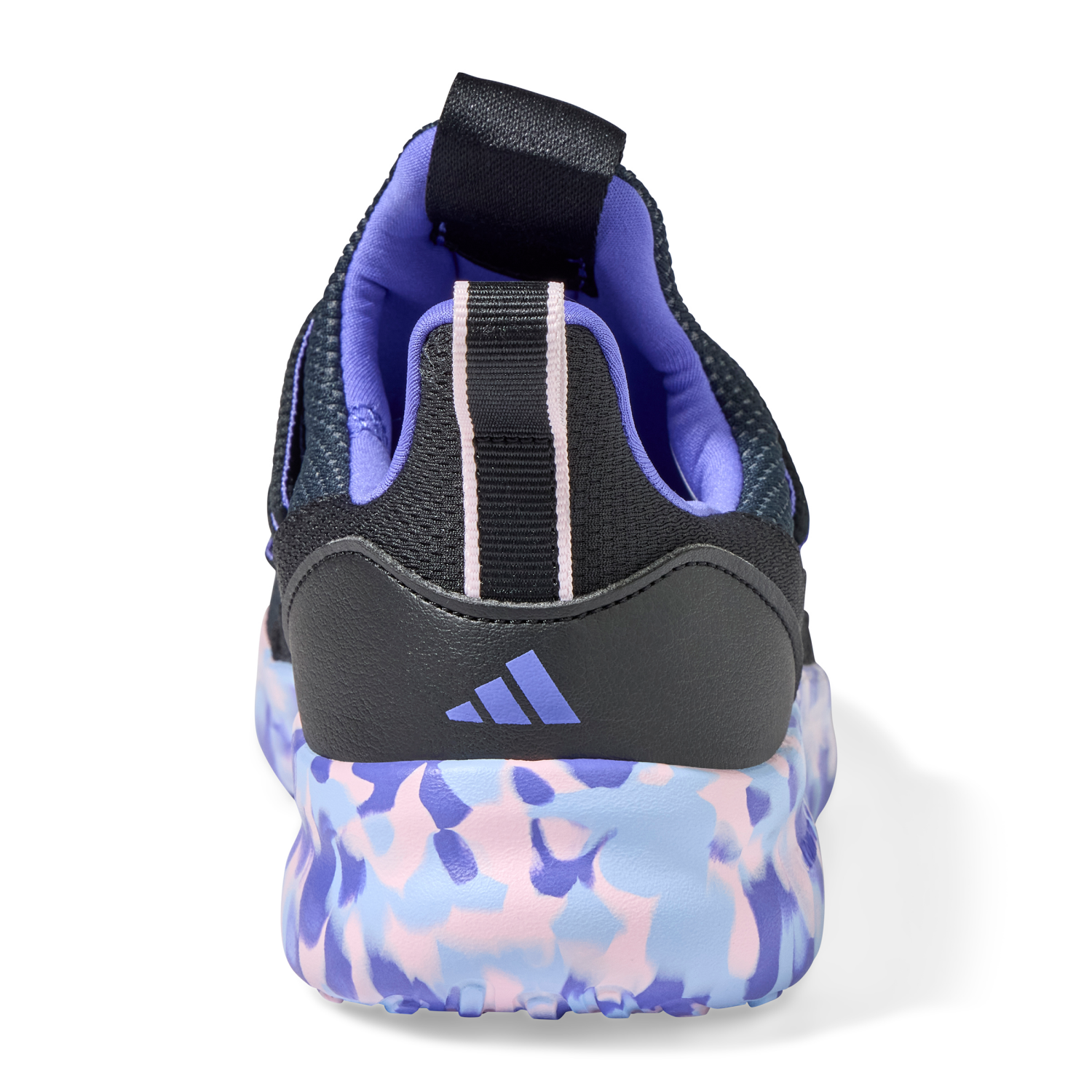 slide 2 of 6, Adidas Girls Lite Racer Adapt 7.0 Shoes, Black/Pink/Blue, Size 3, Size 3