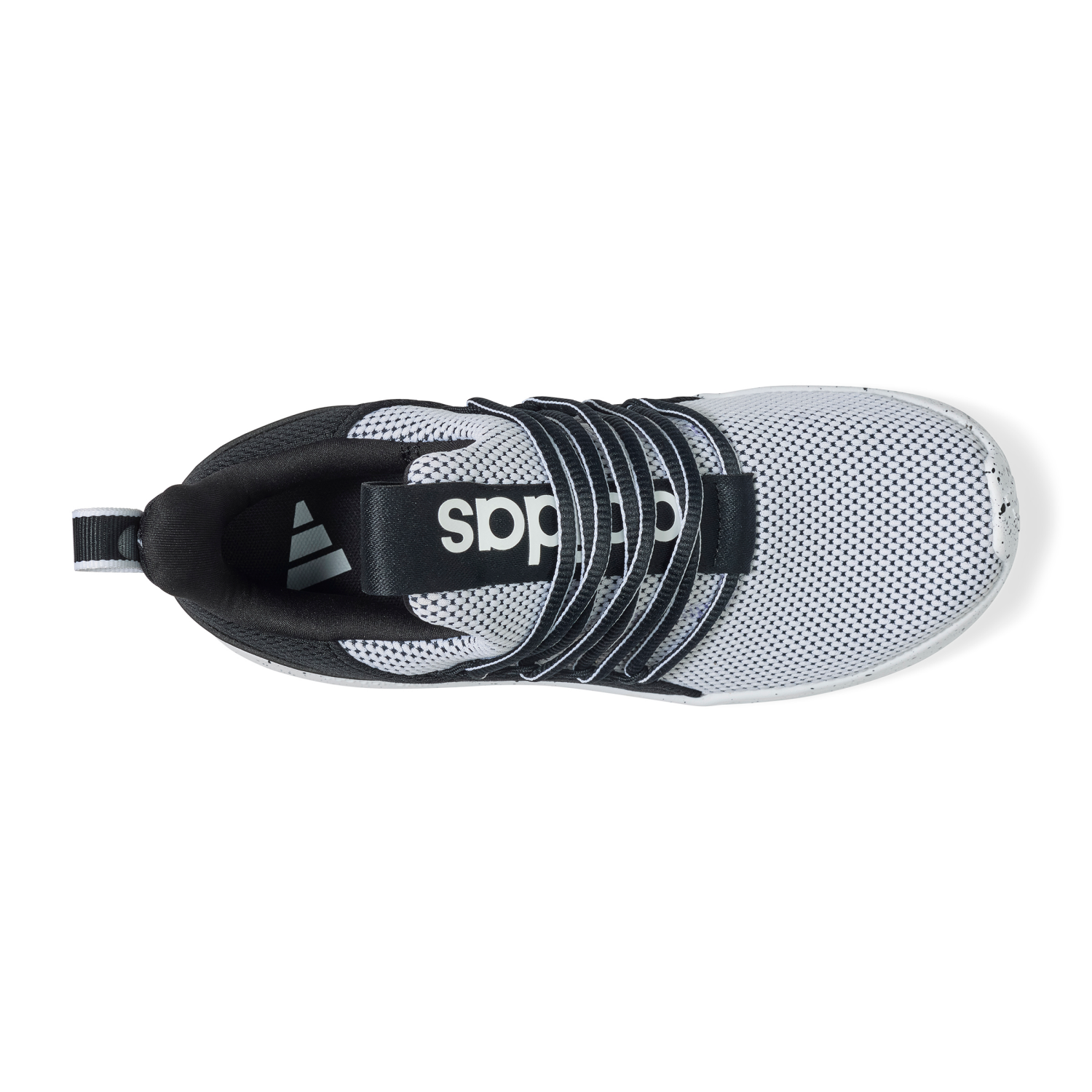 slide 6 of 6, Adidas Boys Lite Racer Adapt 7.0 Shoes, White/Black, Size 5, Size 5