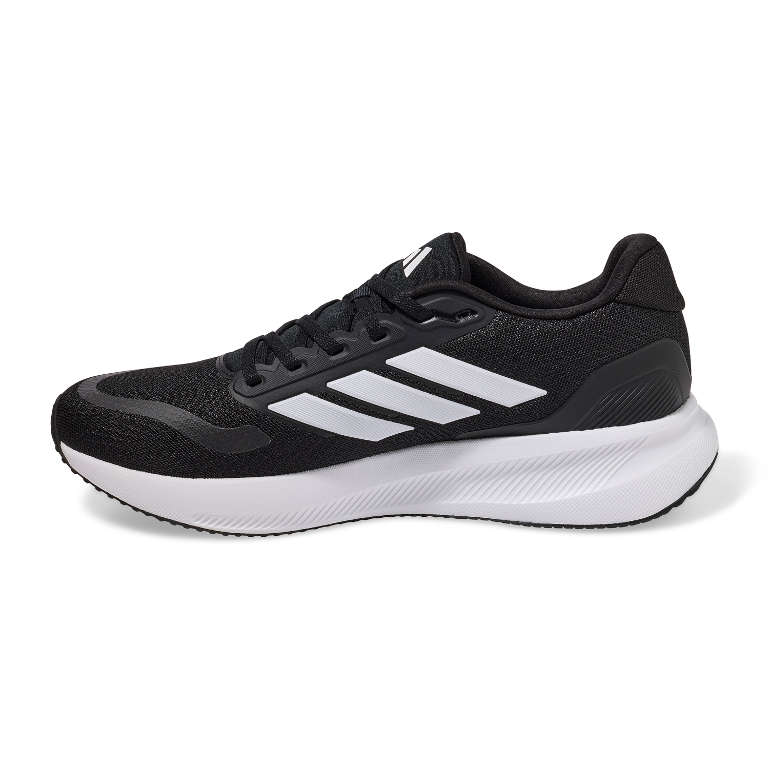 slide 4 of 6, Adidas Women's Runfalcon 5 Shoe, Black/White, Size 10.5, 1 ct