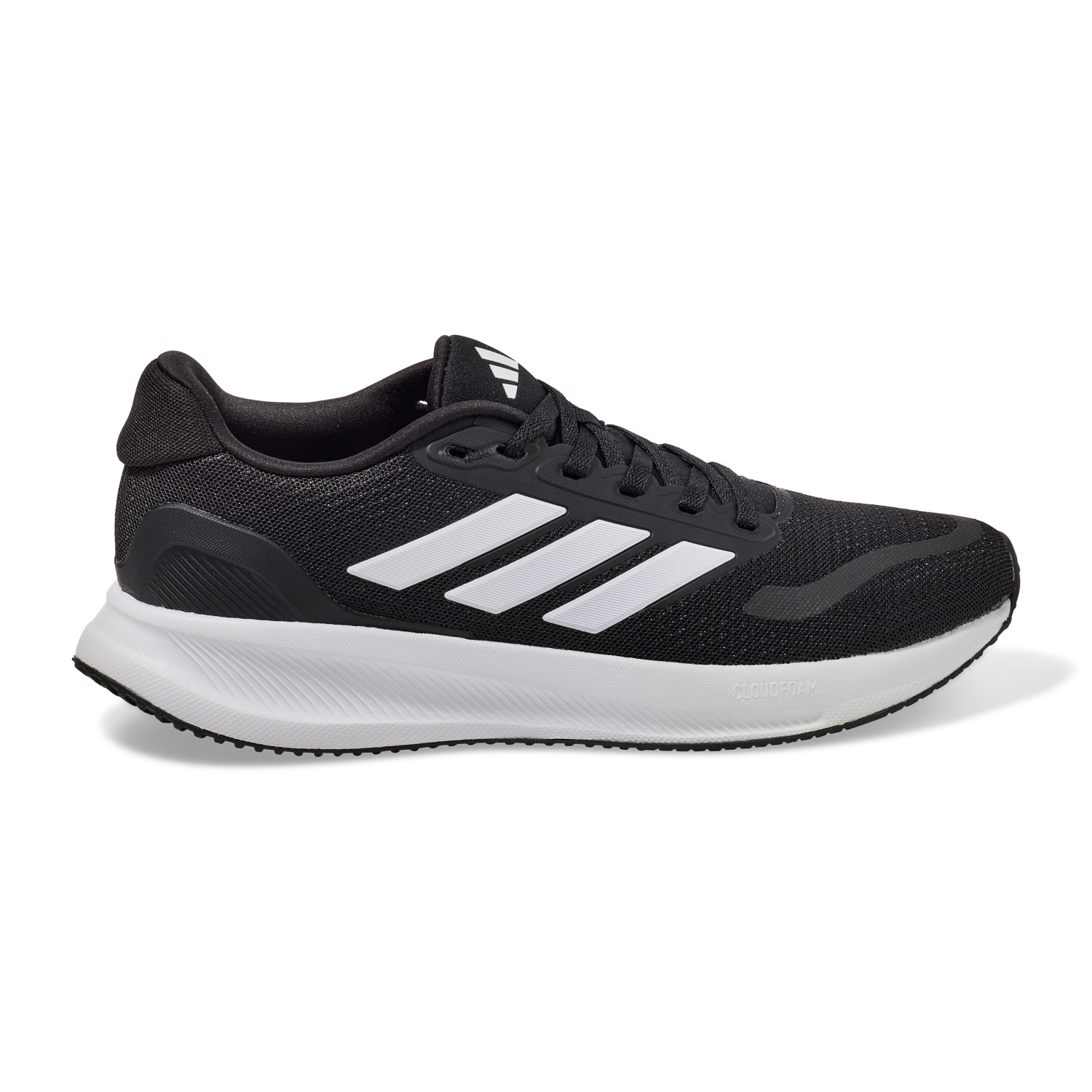slide 5 of 6, Adidas Men's Runfalcon 5 Shoe, Black/White, Size 10, Size 10